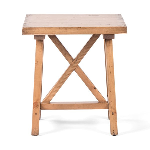 Trellis End Table-Waxed Pine-Four Hands-FH-229629-001-Side Tables-4-France and Son
