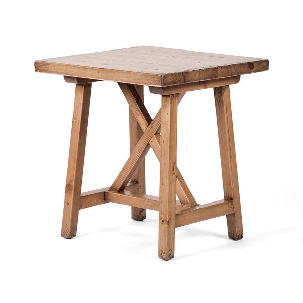 Trellis End Table-Waxed Pine-Four Hands-FH-229629-001-Side Tables-1-France and Son