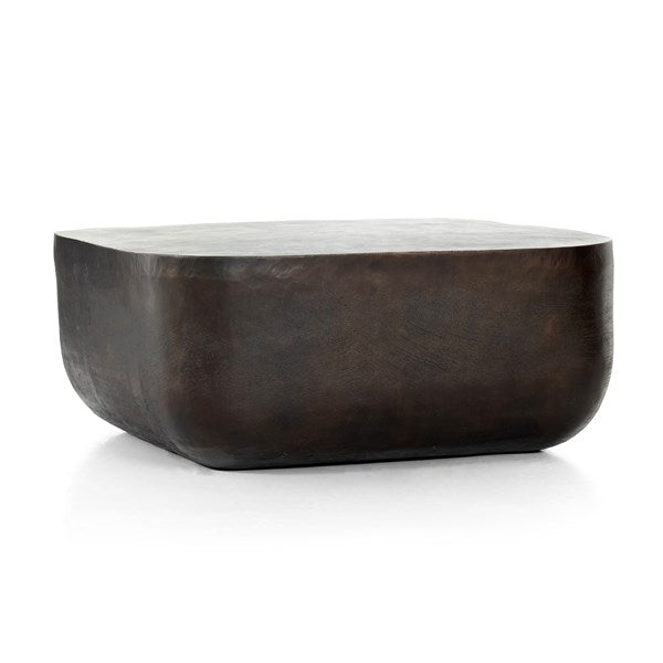 Basil Square Coffee Table-Four Hands-FH-229988-001-Coffee TablesAged Grey-6-France and Son