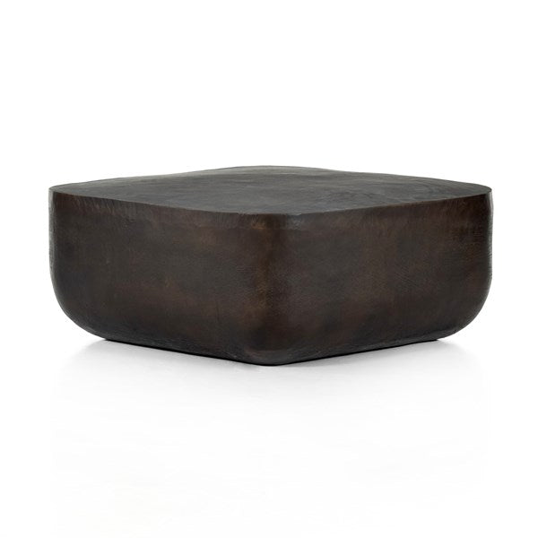 Basil Square Coffee Table-Four Hands-FH-229988-002-Coffee TablesAntique Rust-3-France and Son