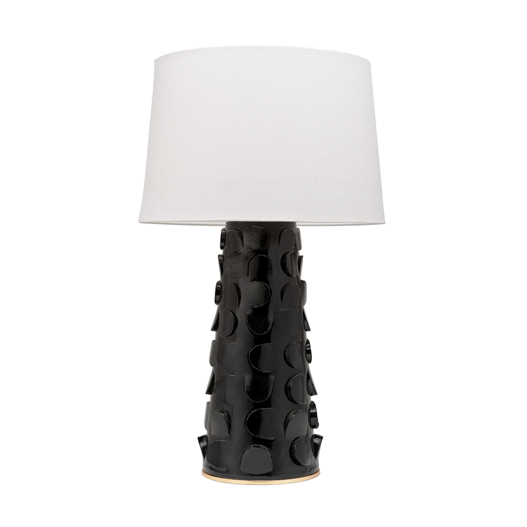 Naomi 1 Light Table Lamp-Mitzi-HVL-HL335201-BLK/GL-Table LampsBlack Lustro/Gold Leaf Combo-1-France and Son