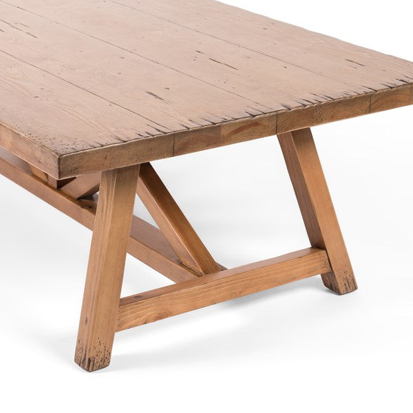 Trellis Coffee Table-Waxed Pine-Four Hands-FH-230062-001-Coffee Tables-7-France and Son