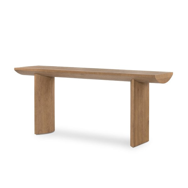 Pickford Console Table-Dusted Oak Veneer-Four Hands-Fh-230091-001-Console Tables-1-France and Son