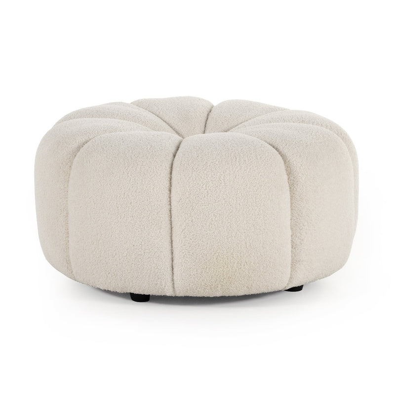 Elysee Boucle Ottoman-FNS-STOCK-230098-001-Stools & Ottomans-1-France and Son