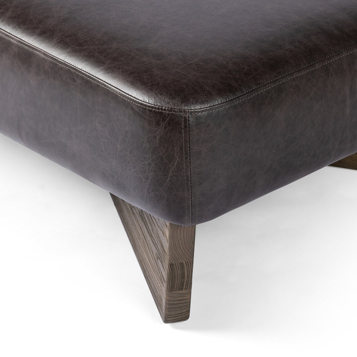 Chaz Ottoman-Four Hands-FH-230398-006-Stools & OttomansSmall-Alcala Graphite-21-France and Son
