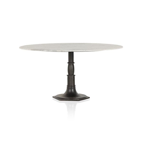 Lucy Round Dining Table 60"-Four Hands-FH-230305-001-Dining TablesCarbon Wash-1-France and Son