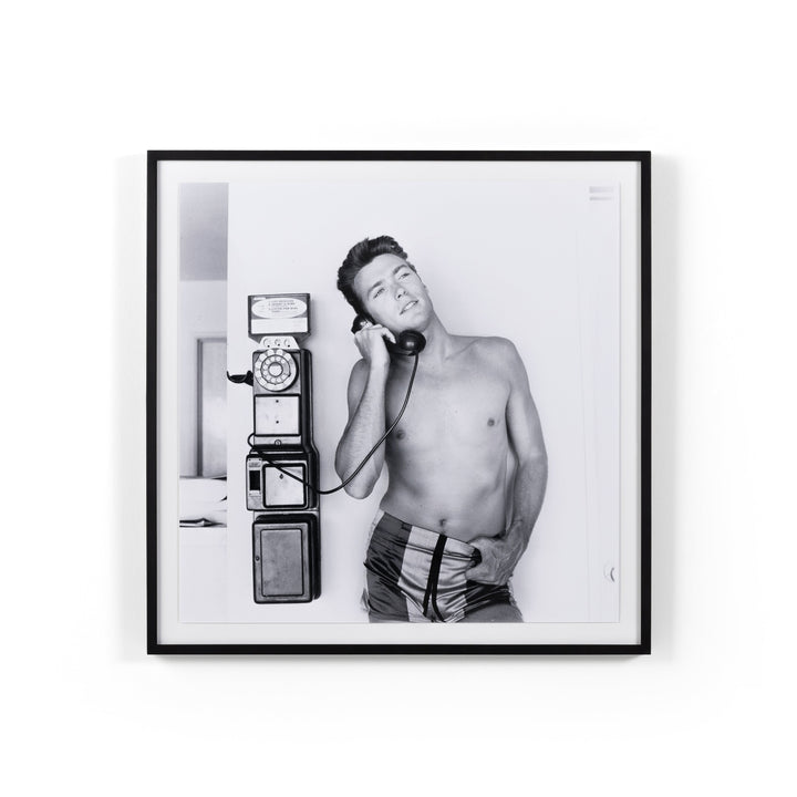 Clint Eastwood Takes A Call By Getty Images-Four Hands-FH-230353-002-Wall Art40X40"-4-France and Son