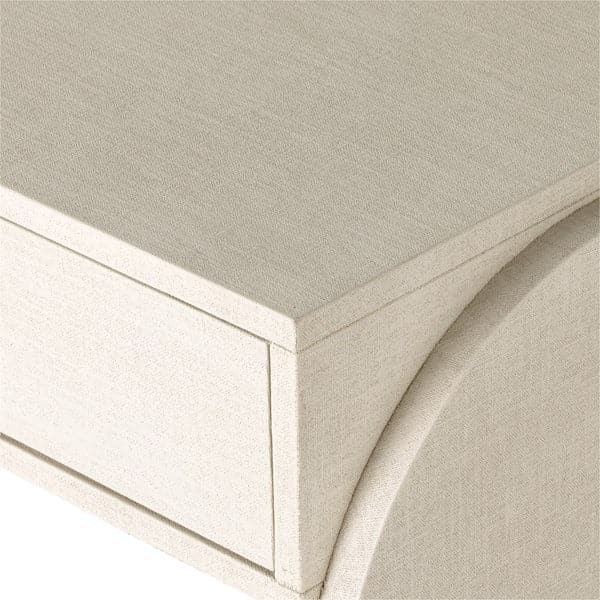 Console Tables Portia Console Table - Ivory Painted Linen