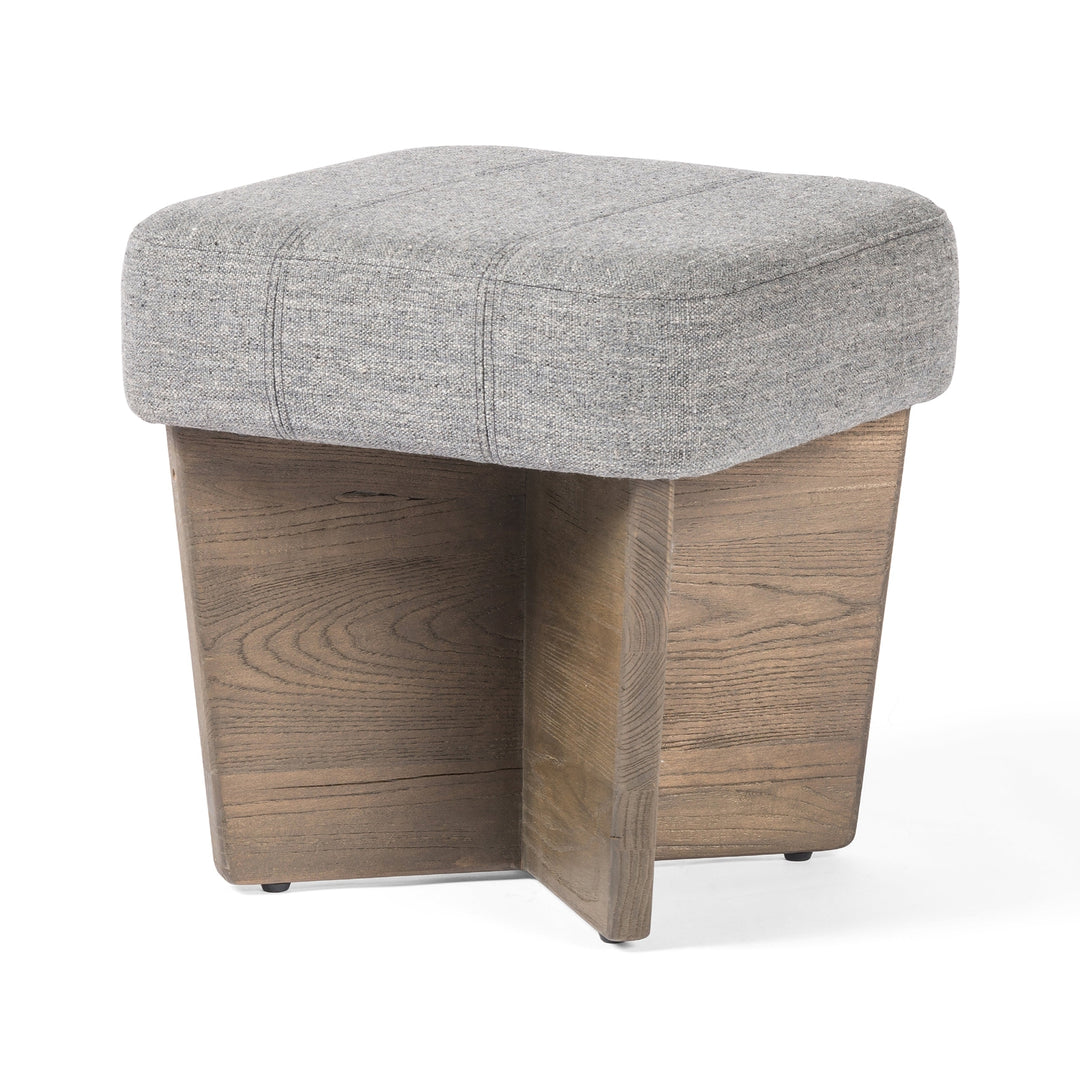 Chaz Ottoman-Four Hands-FH-230398-006-Stools & OttomansSmall-Alcala Graphite-7-France and Son