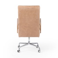 Bryson Desk Chair- Ribbed Back-Four Hands-FH-CABT-11521-068-Task ChairsSmoke-7-France and Son