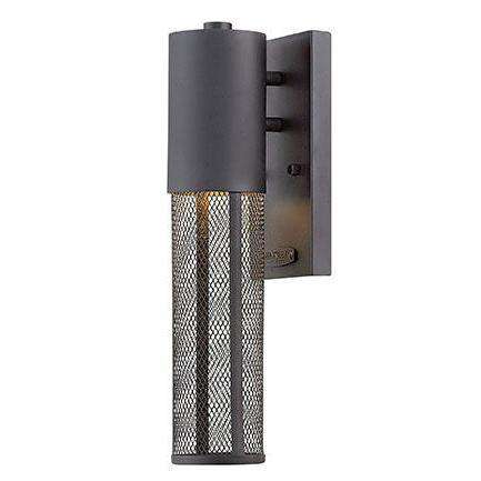 Outdoor Aria Wall Sconce-Hinkley Lighting-HINKLEY-2306BK-LL-Outdoor Lighting-1-France and Son