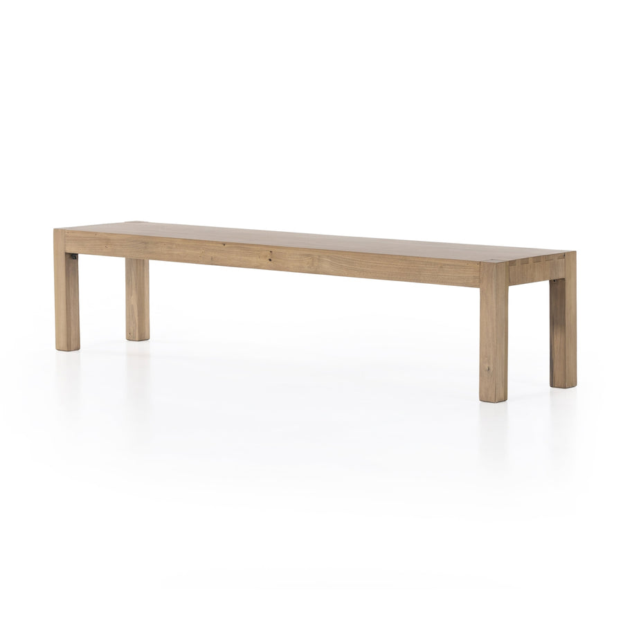 Isador Dining Bench-Four Hands-FH-230772-001-BenchesDry Wash Poplar-86"-1-France and Son