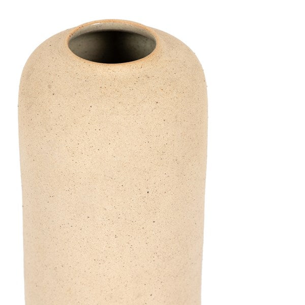 Evalia Tall Vase-Light Grey Matte Ceramc-Four Hands-FH-231137-002-VasesGrey-10-France and Son