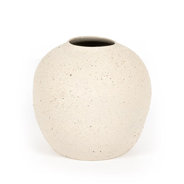 Evalia Vase-Natural Grog Ceramic-Four Hands-FH-231138-001-VasesCream-1-France and Son