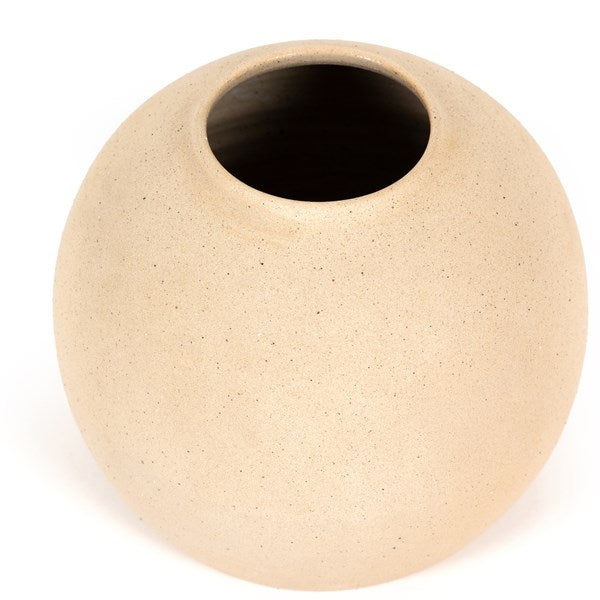 Evalia Vase-Natural Grog Ceramic-Four Hands-FH-231138-002-VasesBeige-9-France and Son