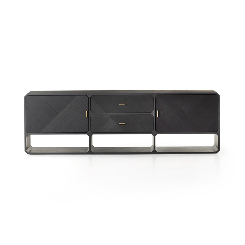 Caspian Media Console-Four Hands-FH-231266-002-Media Storage / TV Stands-2-France and Son