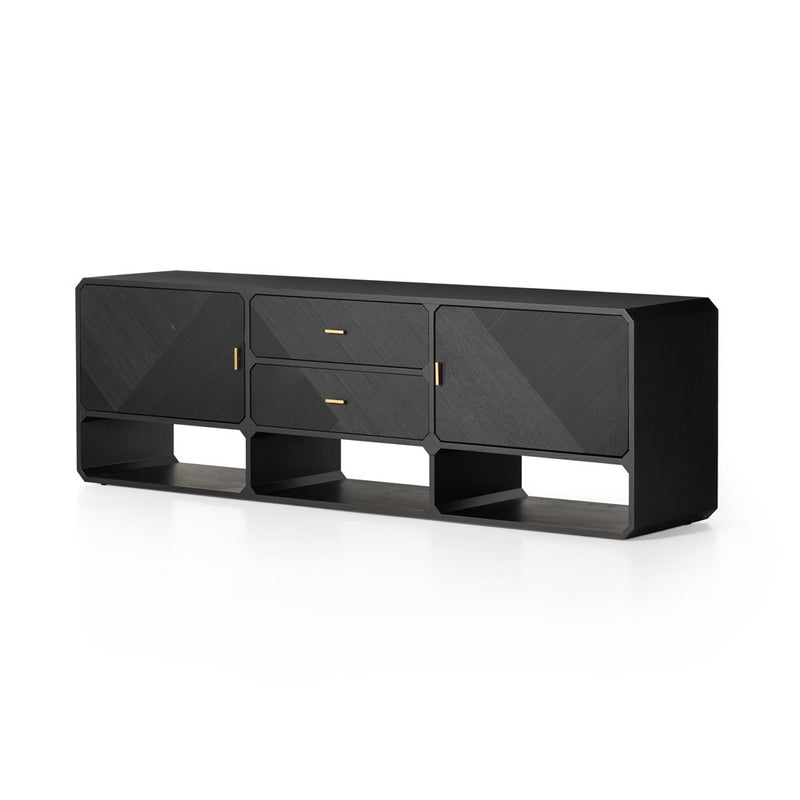 Caspian Media Console-Four Hands-FH-231266-002-Media Storage / TV Stands-1-France and Son