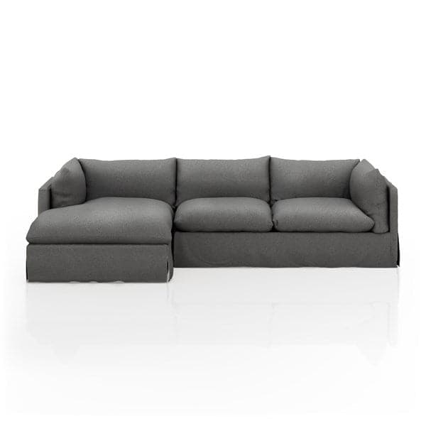 Habitat 2 - PC Sectional-Four Hands-FH-231278-001-SectionalsLAF Chaise - 112"-Fallon Charcoal-2-France and Son
