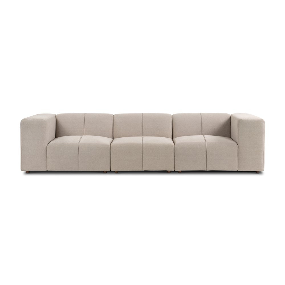 Stefano Modular Sectional Pieces-Four Hands-FH-230967-003-SectionalsArmless Piece-Alon Graphite-11-France and Son