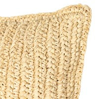 Woven Palm Pillow-Four Hands-FH-231459-005-Pillows16X24"-Black Palm Leaf-11-France and Son
