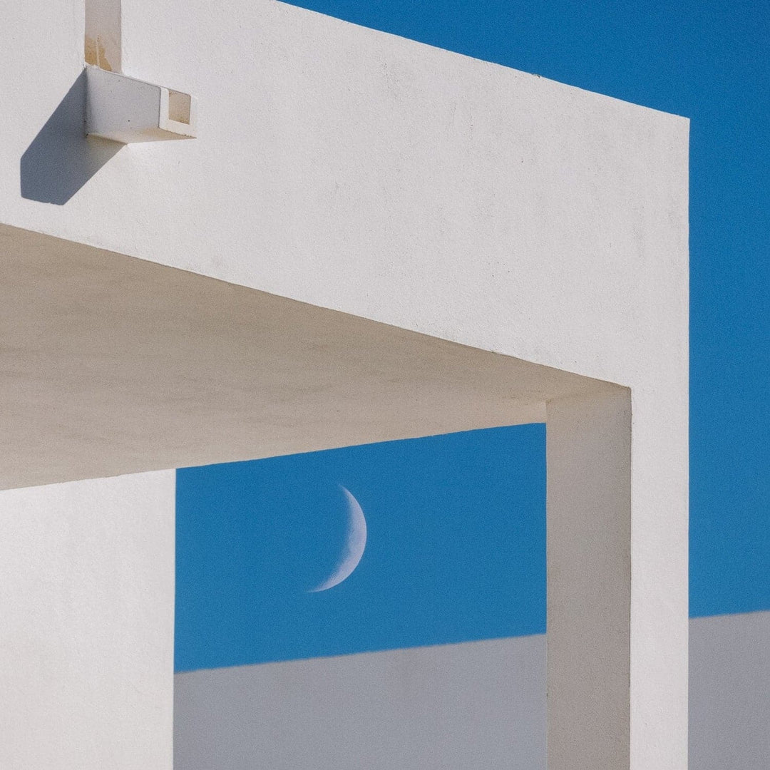 Blue Sky & Half Moon By Getty Images-Four Hands-FH-231589-001-Wall Art48 x 72"-8-France and Son