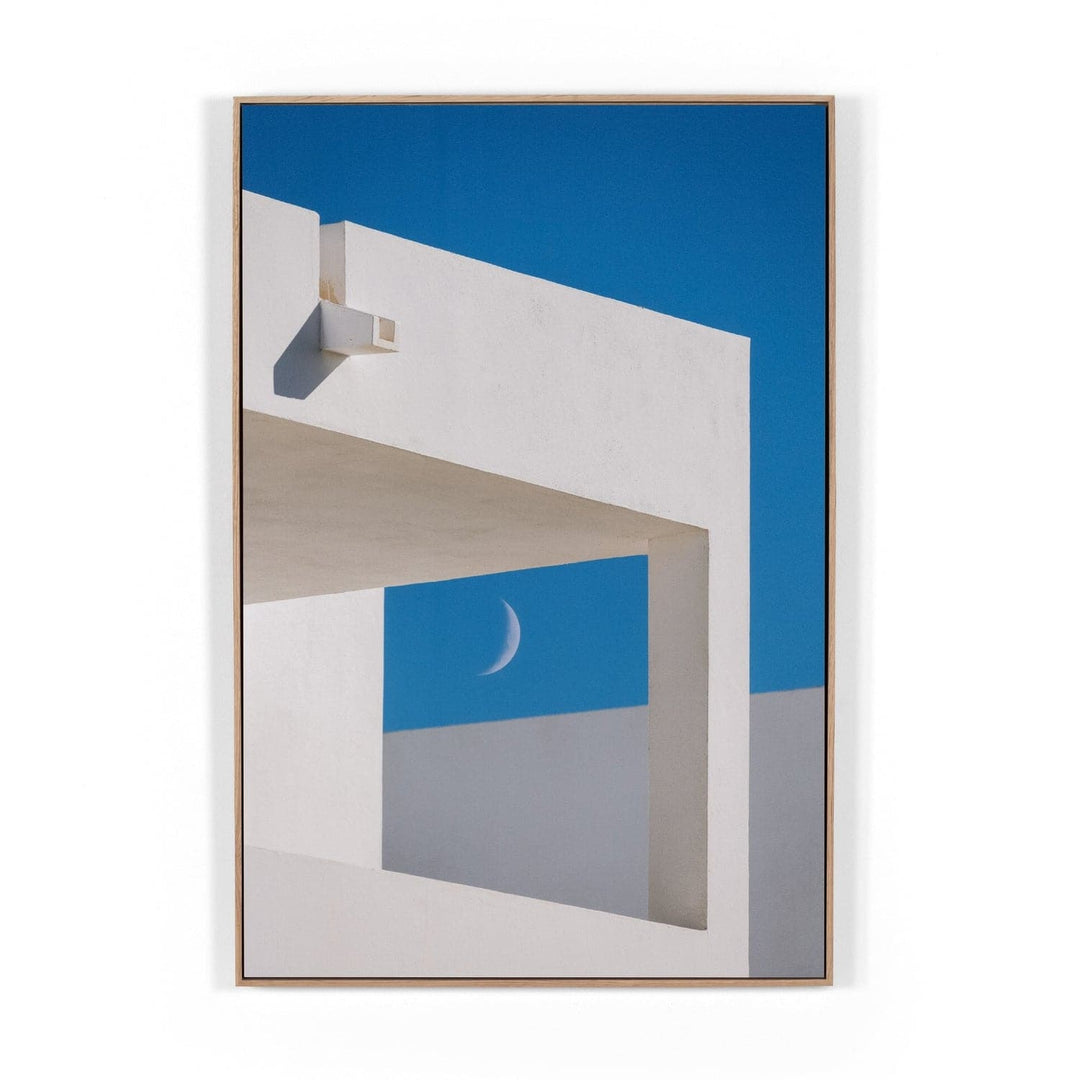 Blue Sky & Half Moon By Getty Images-Four Hands-FH-231589-002-Wall Art32 x 48"-3-France and Son