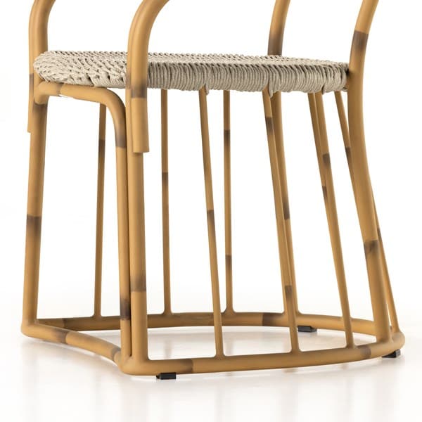 Vago Outdoor Dining Chair - Painted Rattan-Four Hands-FH-231938-003-Outdoor Dining Chairs-3-France and Son