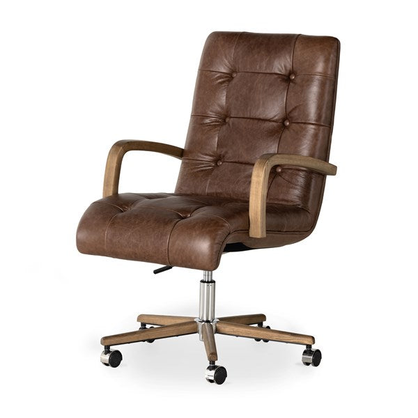 Luca Desk Chair-Sonoma Coco-Four Hands-FH-232018-001-Task Chairs-1-France and Son
