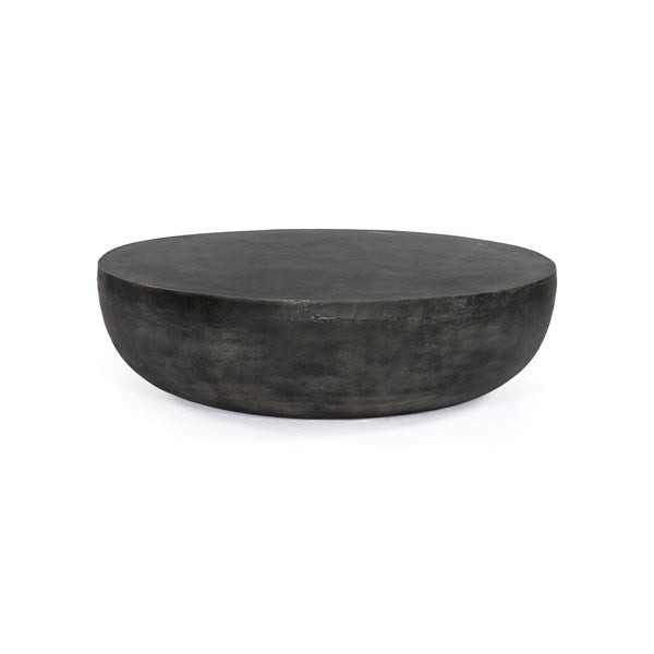 Basil Round Coffee Tbl-48"-Four Hands-FH-232203-001-Coffee TablesAged Grey-4-France and Son