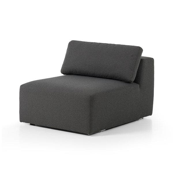 Brylee Sectional-Four Hands-FH-233016-003-SectionalsARMLESS PIECE-Fiqa Boucle Charcoal-1-France and Son