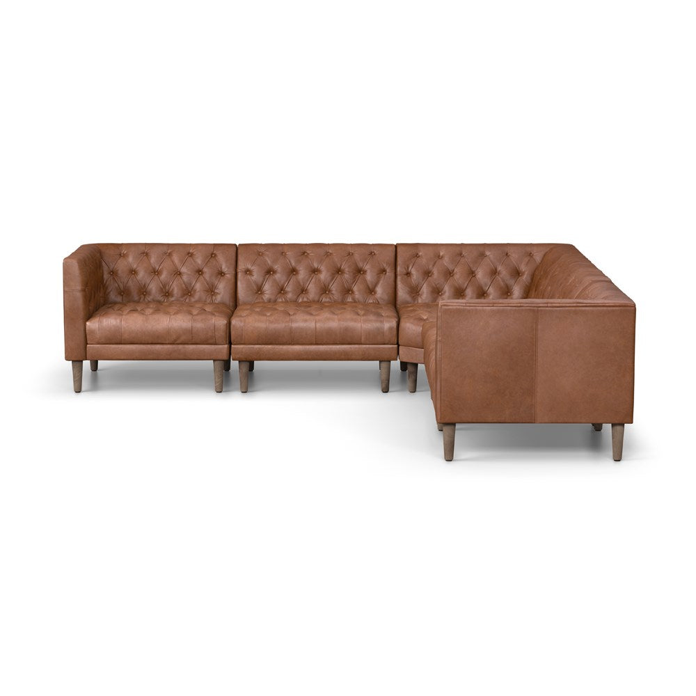 Williams Sectional-Four Hands-FH-233295-003-Sofas2 Piece Sectional-Chocolate-47-France and Son