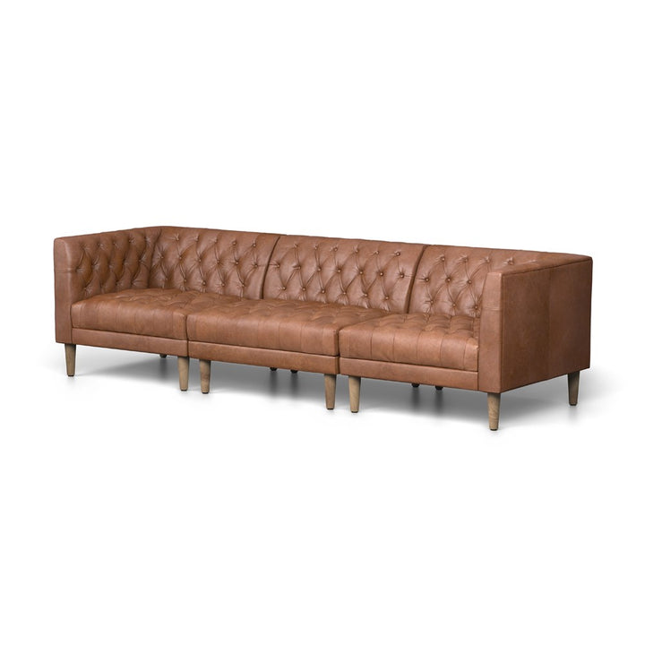 Williams Sectional-Four Hands-FH-233295-003-Sofas2 Piece Sectional-Chocolate-21-France and Son