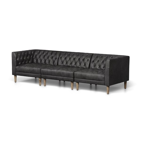 Williams Sectional-Four Hands-FH-233293-003-Sofas3 Piece Sectional-Ebony-25-France and Son