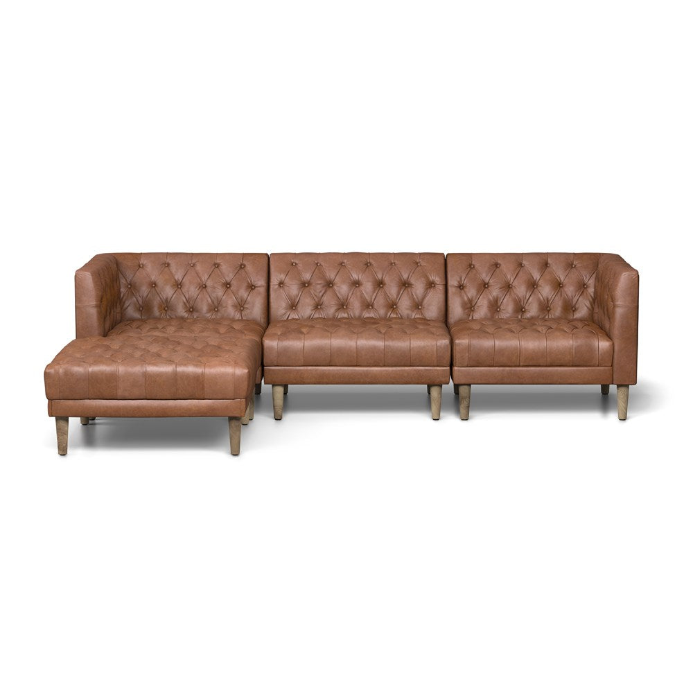 Williams Sectional-Four Hands-FH-233295-003-Sofas2 Piece Sectional-Chocolate-31-France and Son