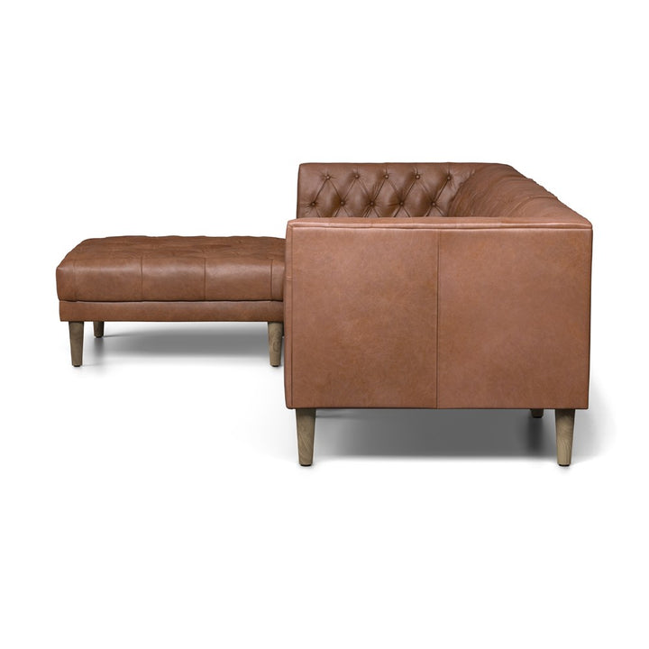 Williams Sectional-Four Hands-FH-233295-003-Sofas2 Piece Sectional-Chocolate-32-France and Son