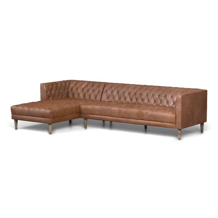 Williams Sectional-Four Hands-FH-233295-003-Sofas2 Piece Sectional-Chocolate-54-France and Son