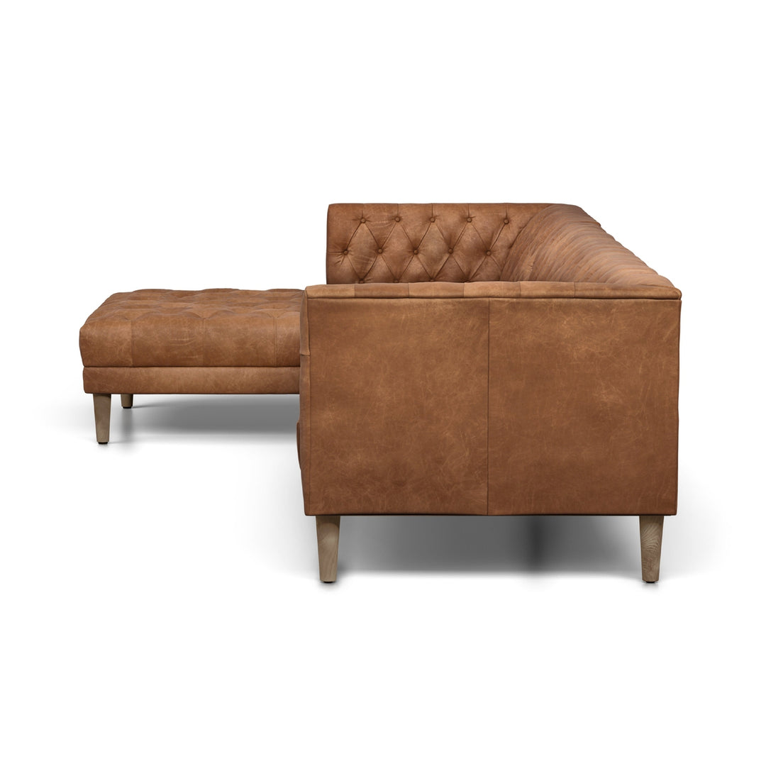 Williams Sectional-Four Hands-FH-233295-003-Sofas2 Piece Sectional-Chocolate-3-France and Son