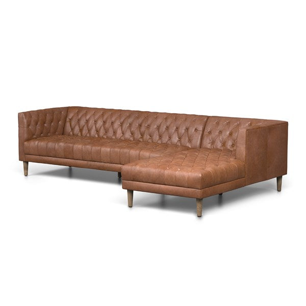 Williams Sectional-Four Hands-FH-233296-001-SofasRAF 2 Piece Sectional-Chocolate-13-France and Son