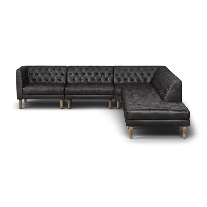 Williams Sectional-Four Hands-FH-233295-003-Sofas2 Piece Sectional-Chocolate-43-France and Son