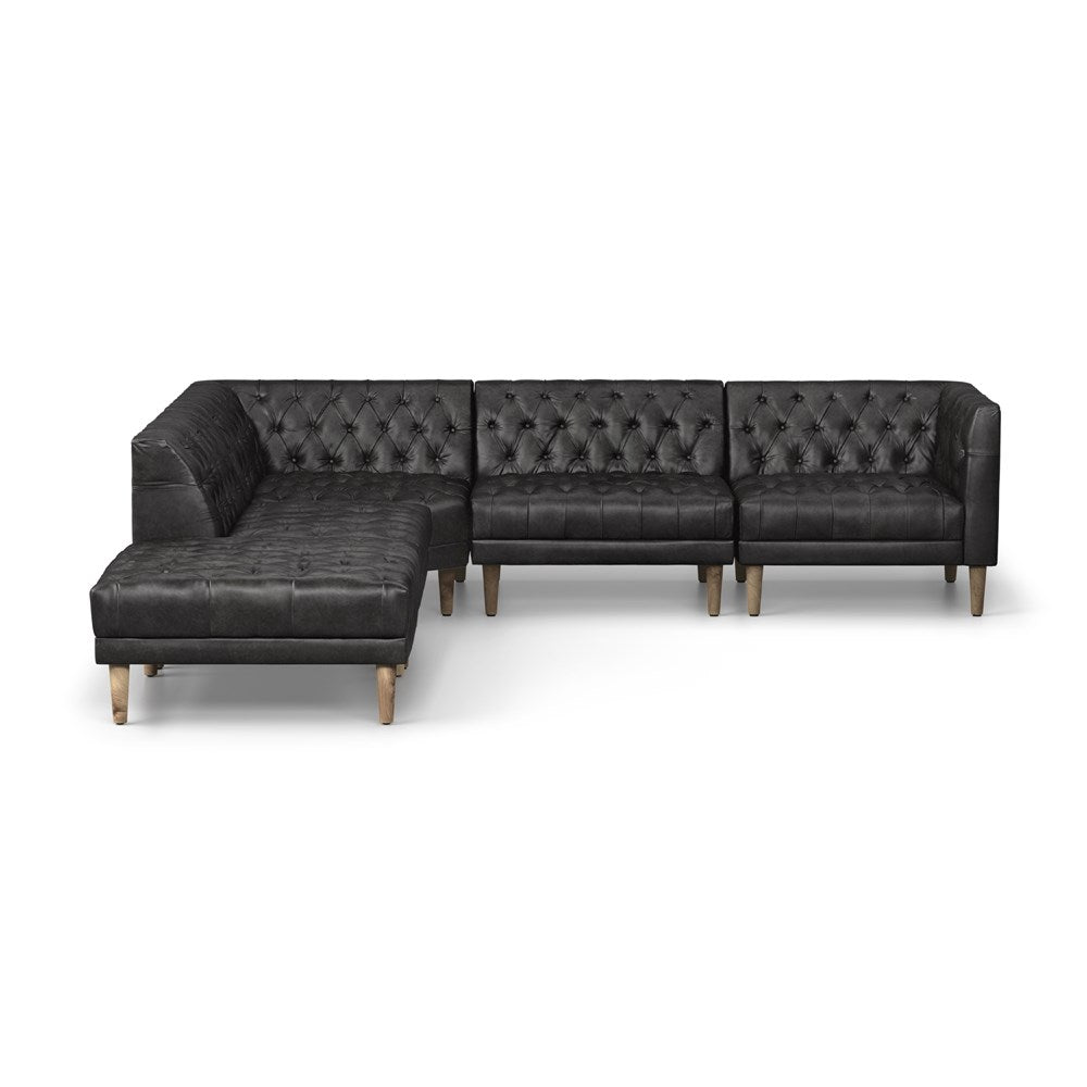 Williams Sectional-Four Hands-FH-233295-003-Sofas2 Piece Sectional-Chocolate-35-France and Son