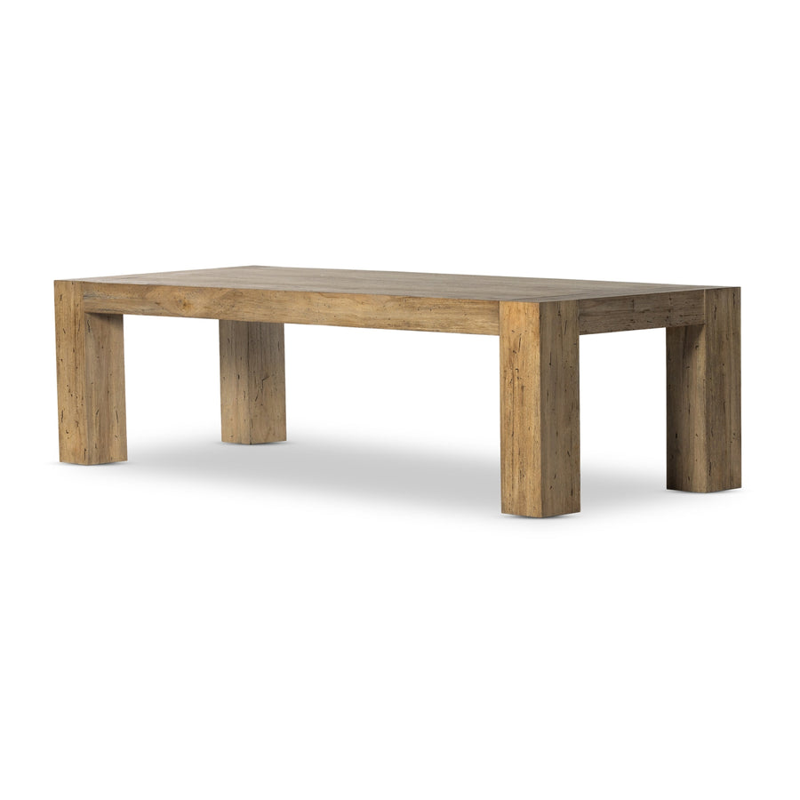 Abaso Dining Table - Rustic Wormwood Oak-Four Hands-FH-233931-001-Dining Tables-1-France and Son