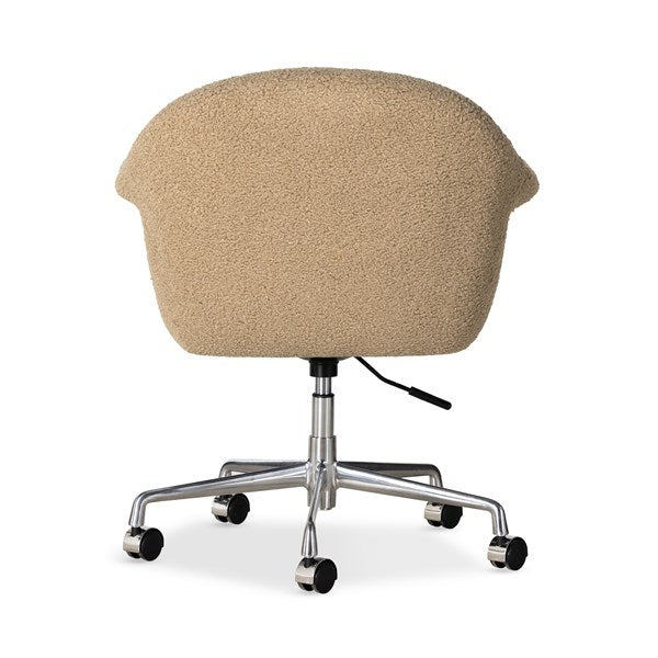 Suerte Desk Chair-Four Hands-FH-233945-001-Task ChairsSheepskin Camel-3-France and Son