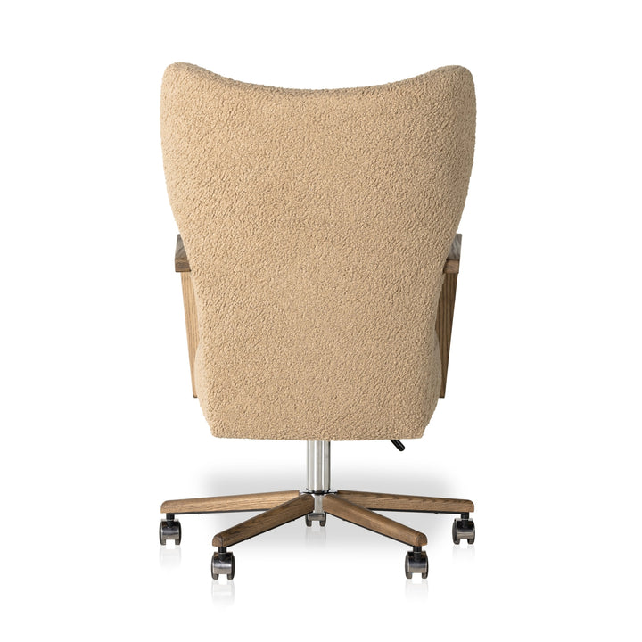 Melrose Desk Chair-Four Hands-FH-234109-001-Task ChairsSheepskin Camel-3-France and Son