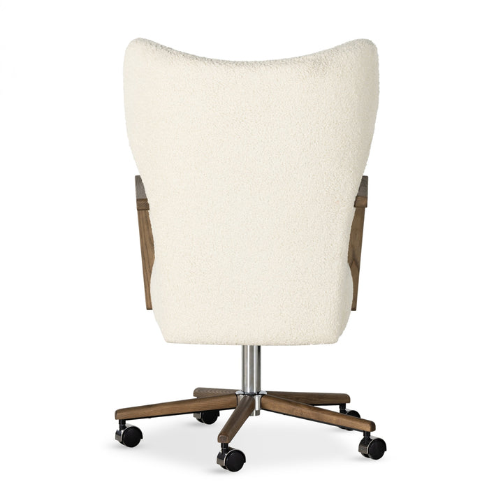 Melrose Desk Chair-Four Hands-FH-234109-001-Task ChairsSheepskin Camel-7-France and Son