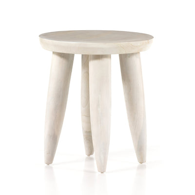 Zuri Round Outdoor End Table-Four Hands-FH-234251-003-Side TablesIvory-6-France and Son