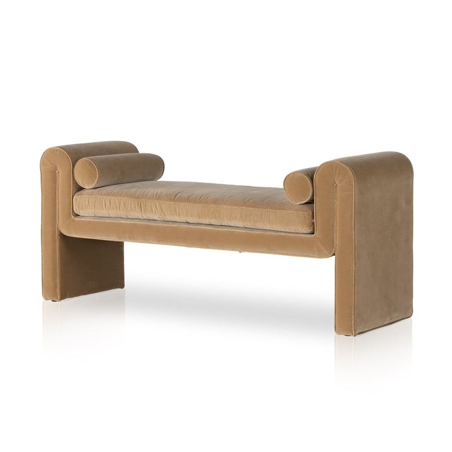 Mitchell Accent Bench-Four Hands-FH-234263-001-BenchesSurrey Camel-1-France and Son