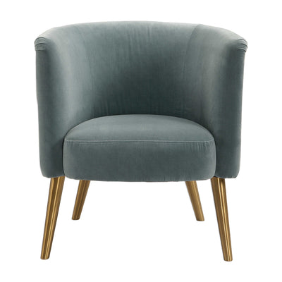 Uttermost Haider Accent Chair-Uttermost-UTTM-23480-Lounge ChairsSlate Blue-1-France and Son