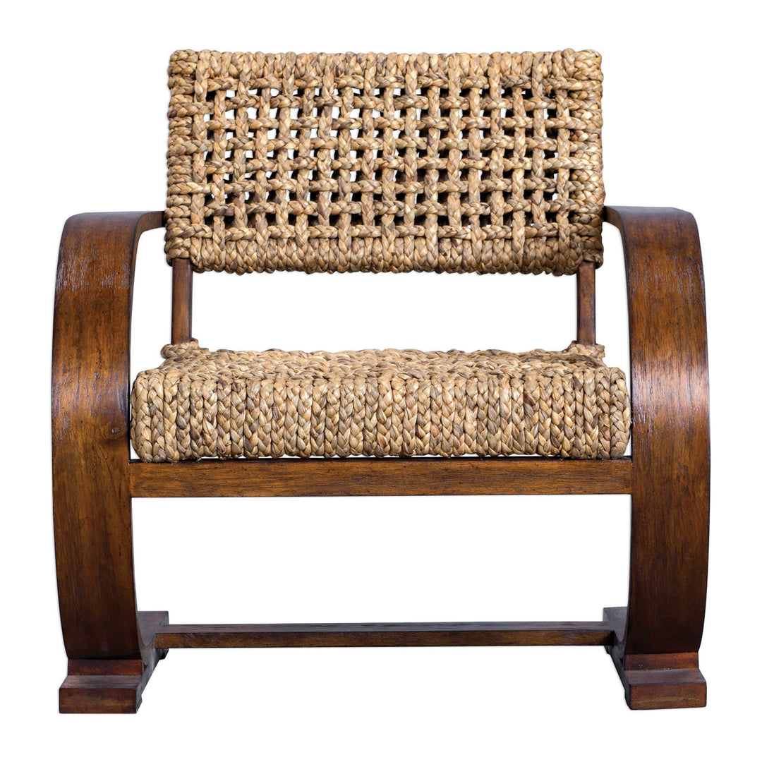 Chloe Natural Woven Accent Chair-Uttermost-STOCKR-UTTM-23483-Lounge Chairs-6-France and Son