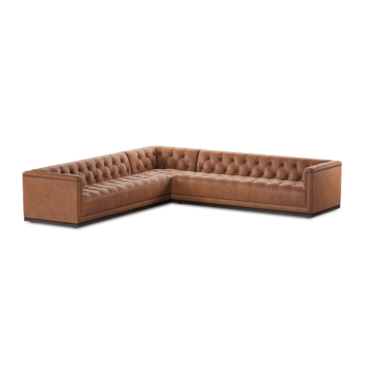 Maxx 3pc Sectional-Four Hands-FH-234874-007-Sectionals122"-Heirloom Sienna-6-France and Son