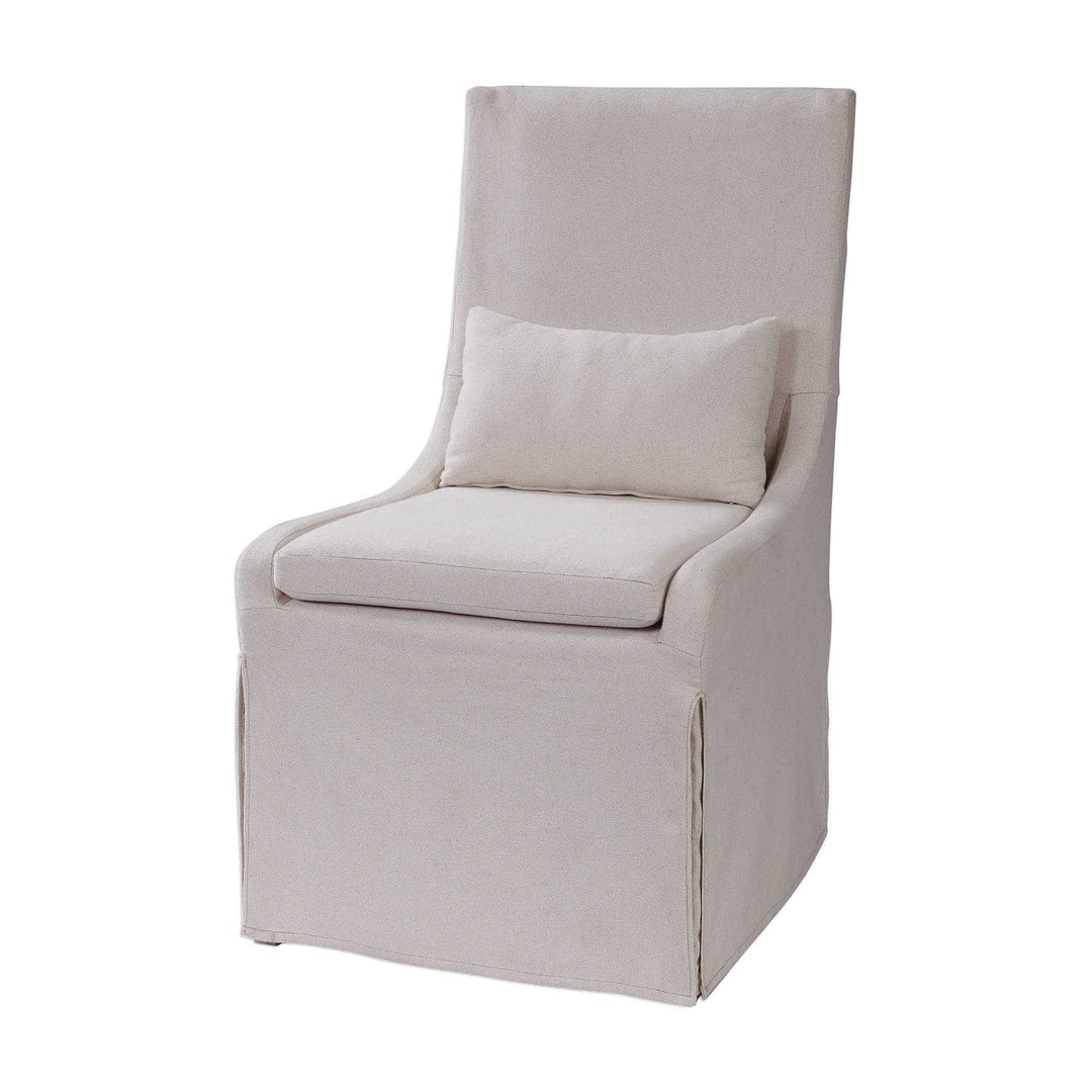 Coley Armless Chair-Uttermost-UTTM-23493-Lounge ChairsBeige-9-France and Son